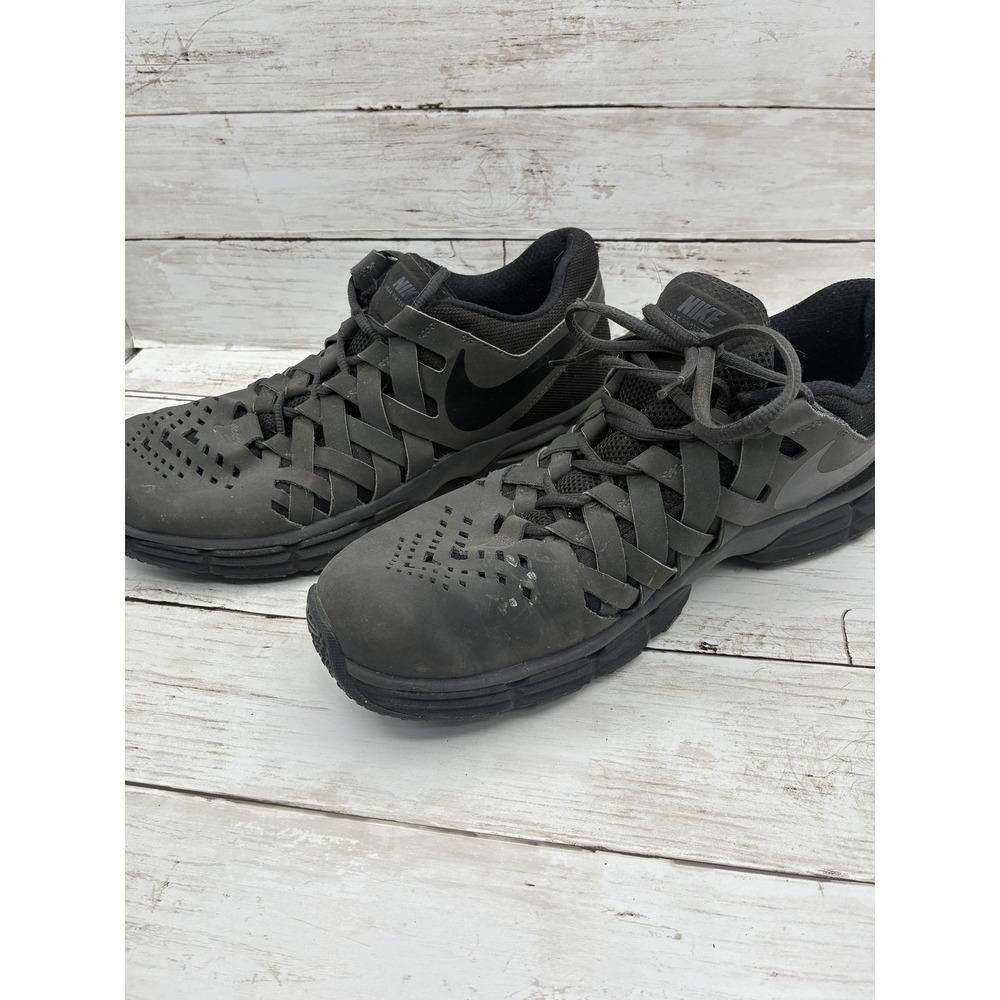 Nike Lunar Fingertrap TR Men's Black Training Athletic Shoes Lace Up